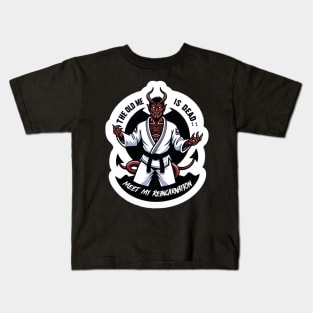 Meet my reincarnation Jiu Jitsu Kids T-Shirt